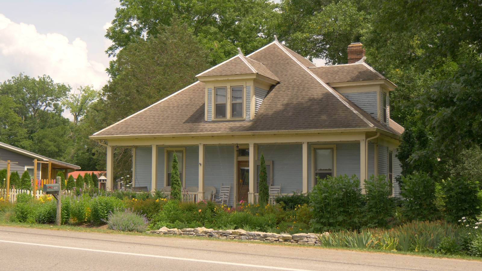 House With asphalt Roof