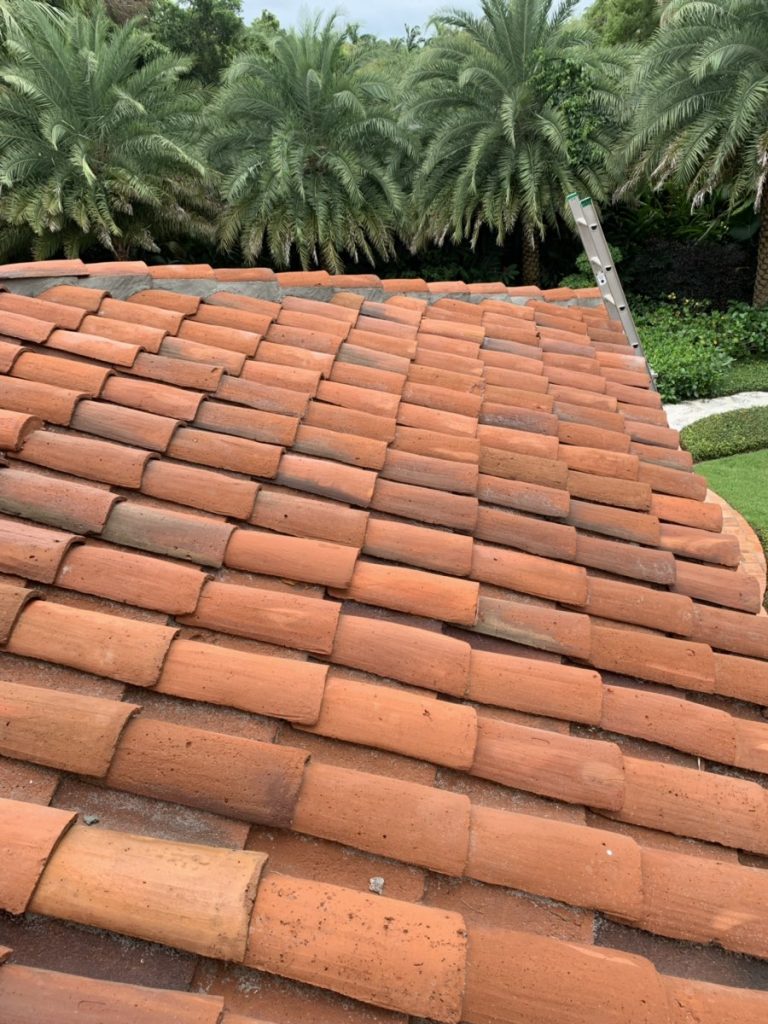 Cleaning Roof Tiles