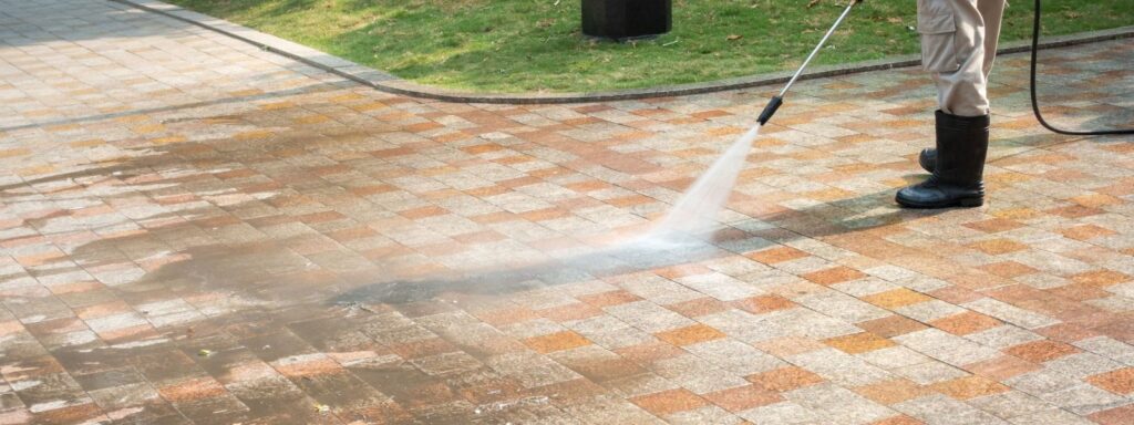 Pressure Washing Pavers