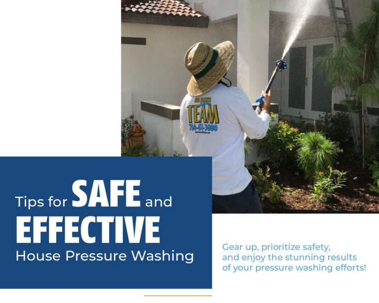 Tips for Safe and Effective House Pressure Washing