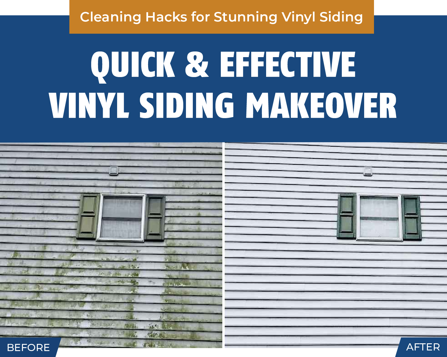 Quick & Effective Vinyl Siding Makeover! Cleaning Hacks for Stunning Vinyl Siding by Blue Flamingo SoftWash