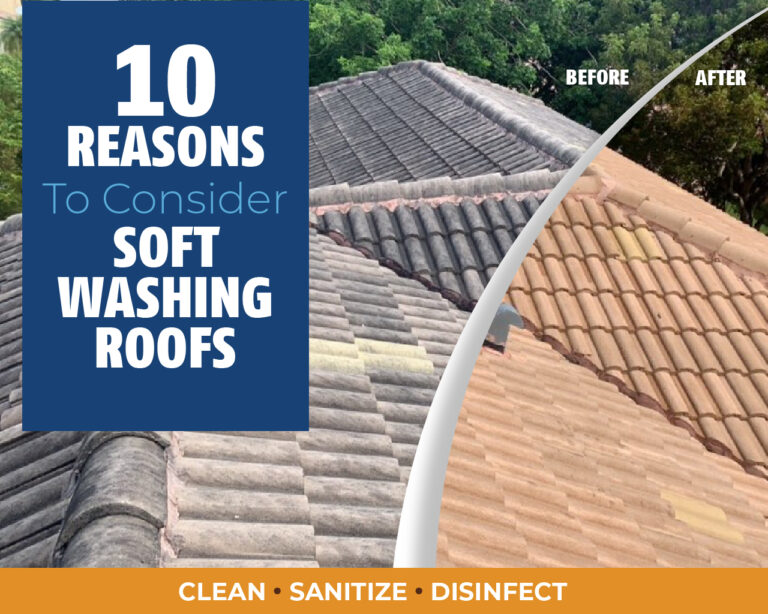 10 Reasons to Consider Soft Washing Roofs