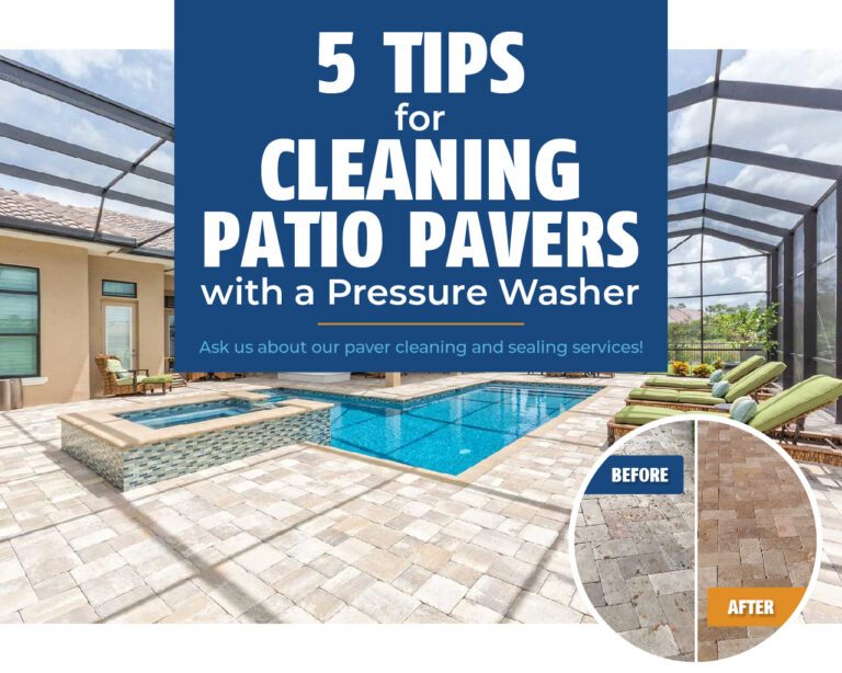 5 Tips for Cleaning Patio Pavers with a Pressure Washer