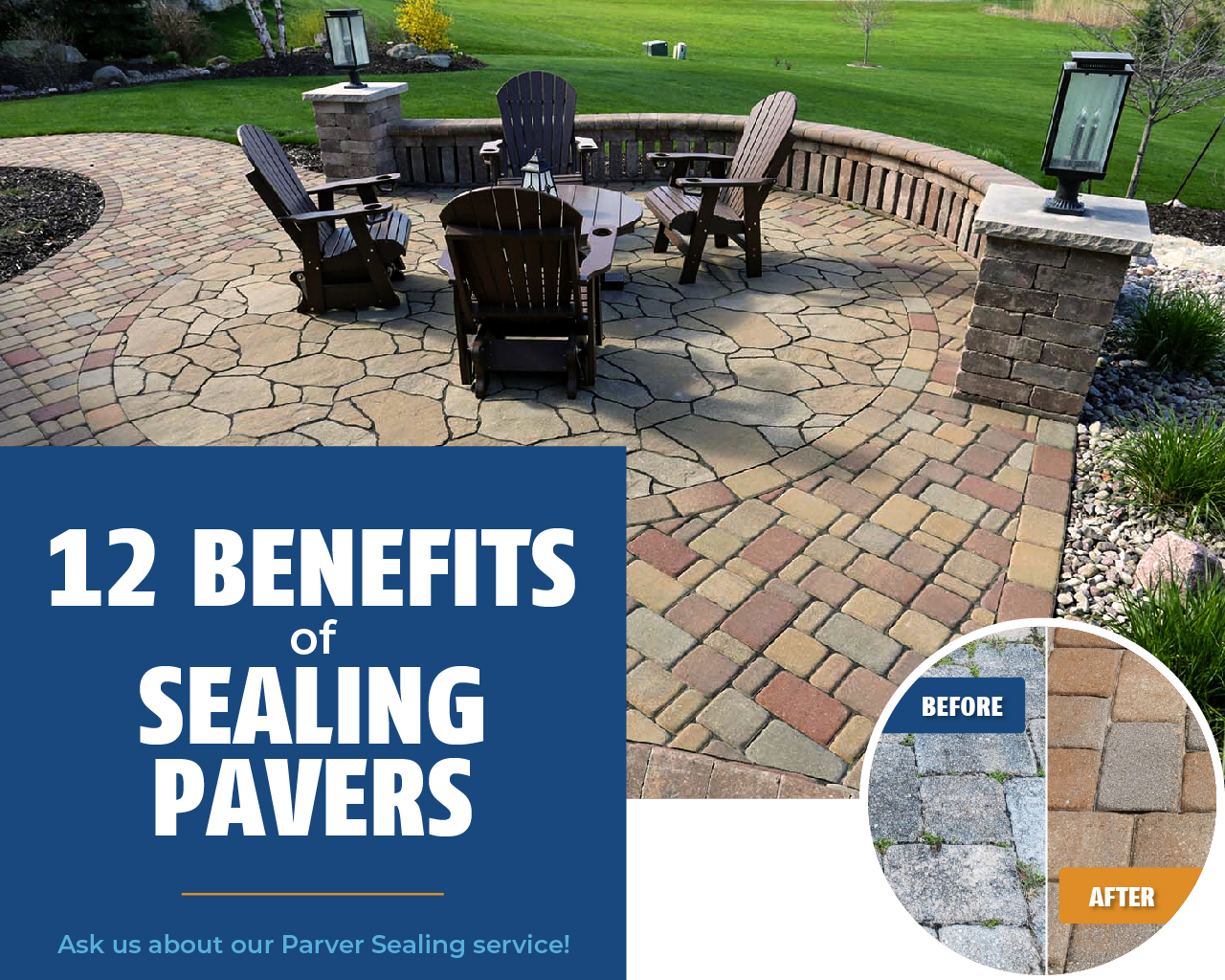 12 Benefits of Sealing Pavers